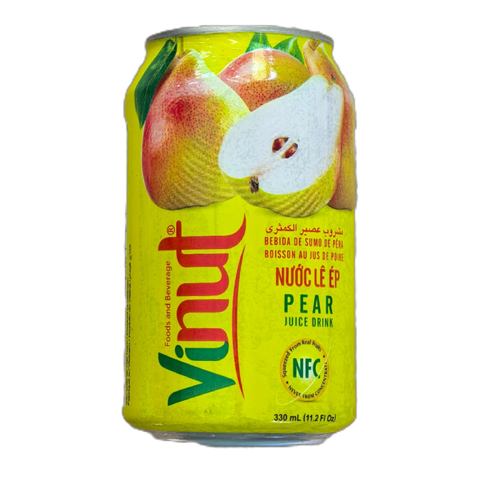 Напиток со вкусом ГРУШИ Vinut, Вьетнам, 330 мл 00981